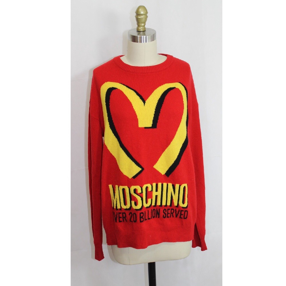 Moschino Jeremy Scott McDonald’s Rare Sweater